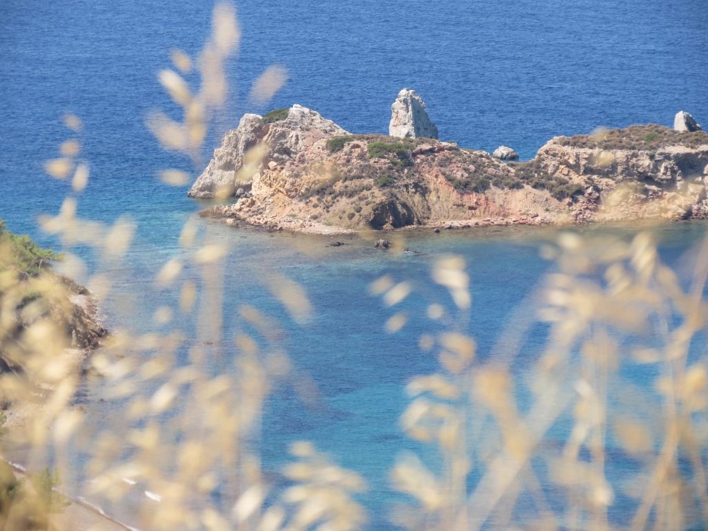 Chios Island map illustration